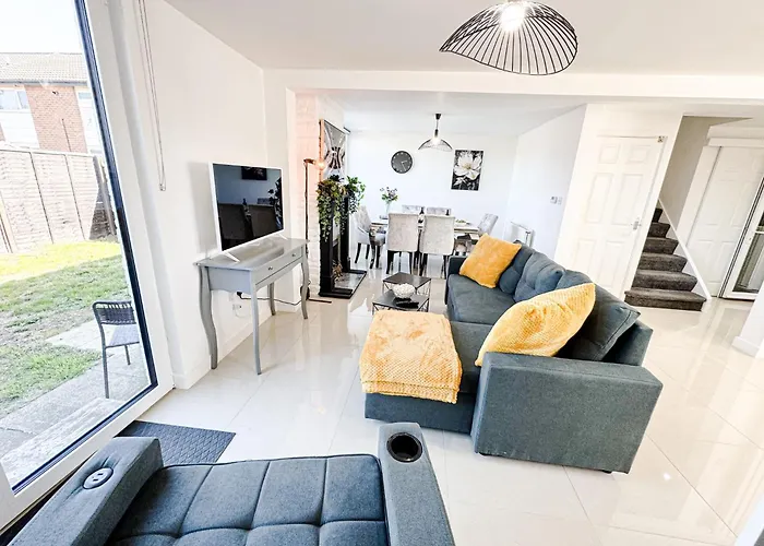 Luxury Nest 10 Guests Free Parking Middlesbrough South Bank